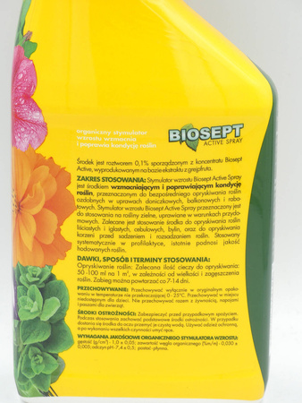Biosept Active Spray wyciąg z grejpfruta – wzmacnia odporność roślin – 750 ml Target