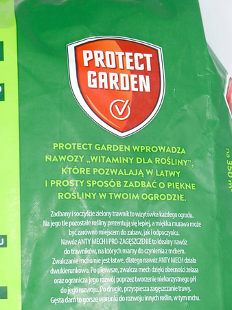 Nawóz do trawników 4w1 ANTY MECH + Pro-Zagęszczenie – 8,75 kg Protect Garden