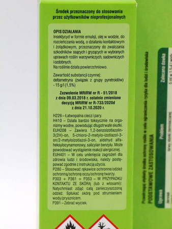 Deltam – Zwalcza Szkodniki Roślin – 2x5 ml Protect Garden