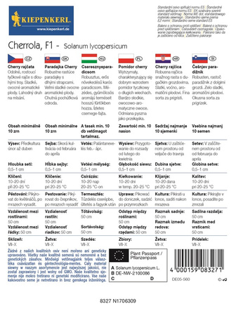 Pomidor cherry 'Cherrola' F1 - Nasiona - Kiepenkerl