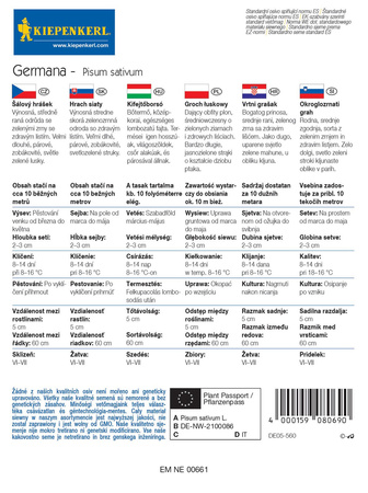  Groch Łuskowy 'Germana' – Kiepenkerl