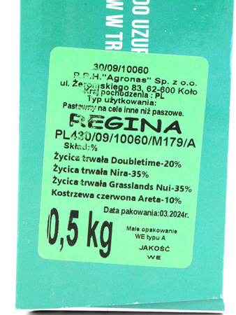 Regina – Trawa Regeneracyjna – Do Uzupełniania Ubytków – 0,5 kg Target