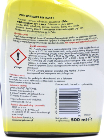 Spray Odstraszający Psy i Koty – 500 ml Target
