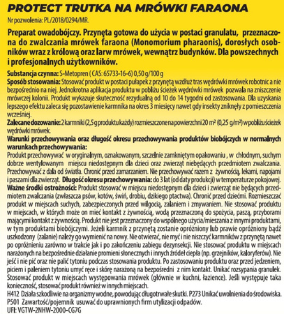 Protect trutka na mrówki Faraona 3x2,5 g