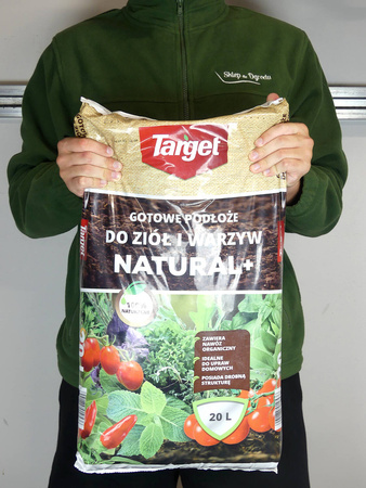 Gotowe Podłoże Ziemia Do Ziół i Warzyw – Natural+ – 20 l Target