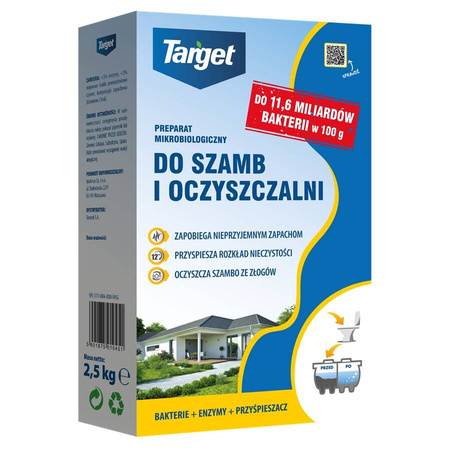 Bakterie Do Szamba i Oczyszczalni – 2,5 kg Target