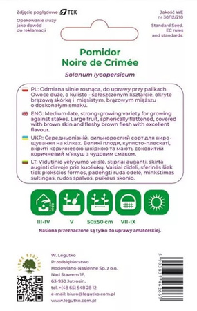 Pomidor Noire de Crimée 0.10g - Legutko