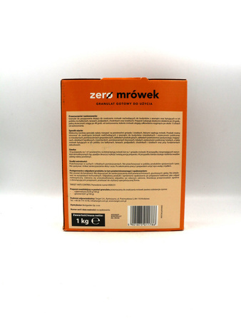Zero Mrówek – granulat gotowy do użycia – 1 kg 4Gardens