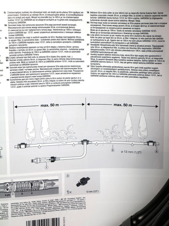 Linia Kroplująca Zestaw L – 50 m Gardena