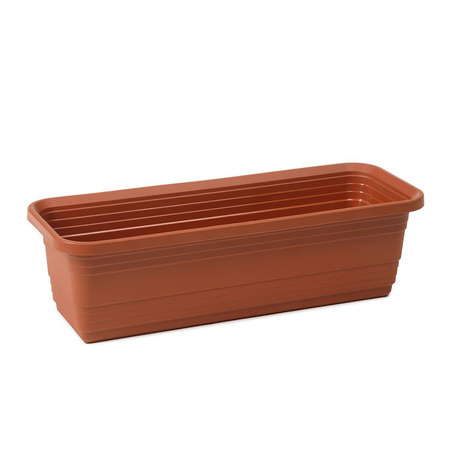 Skrzynka Balkonowa Bona 50 cm – Ceglasty – Lamela