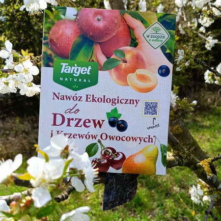 Ekologiczny nawóz do drzew i krzewów owocowych wspierający owocowanie – 1 kg Target