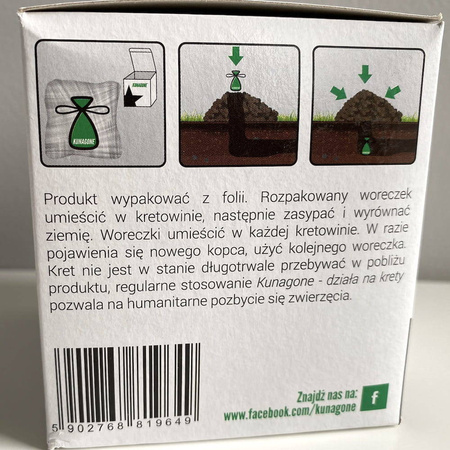 Kunagone – Odstraszacz Kretów – 2 szt.