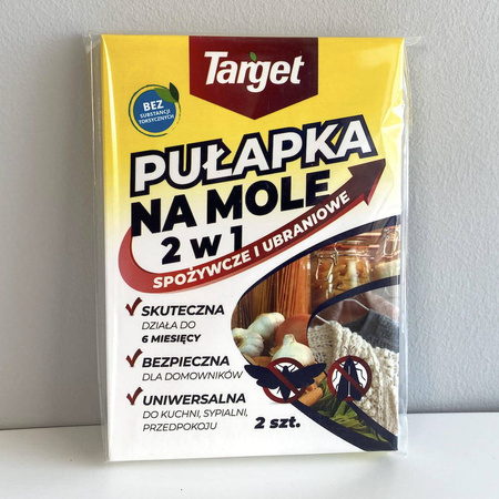 Pułapka Lep Na Mole Kuchenne i Ubraniowe – 2 szt. Target