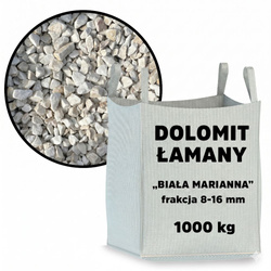 Dolomit Łamany „Biała Marianna” 10-16 mm – BIG BAG 1 tona