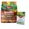 Jesienny nawóz do trawnika Vegano 8 kg + Dicotex 202 SL na chwasty na trawniku Target 100 ml (ZESTAW)