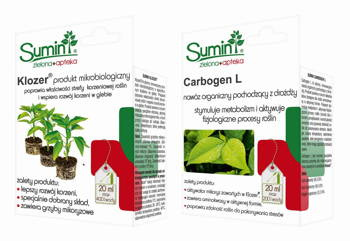 Klozer & Carbogen Duopack na szkodniki – szpeciele, opuchlaki, mszyce, mączliki, wciornastki – 2 x 20 ml Sumin