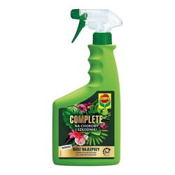 Naturalny Spray 2w1 na choroby i szkodniki – mszyce, mączliki, przędziorki, wełnowce, mączniak i pleśń – 500 ml Compo