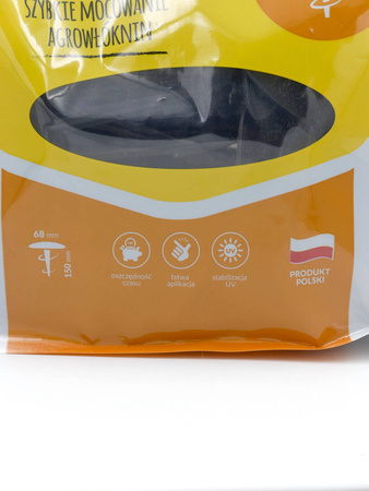 Szpilki Do Mocowania Agrowłókniny – Czarne – 100 szt.