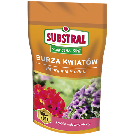 Magiczna Siła nawóz do pelargonii wspierający kwitnienie – 200 g Substral