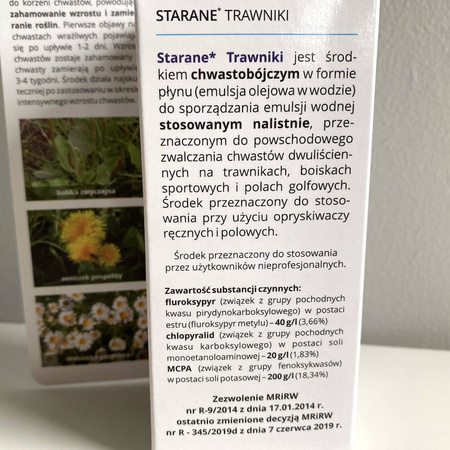 Starane Trawniki – Zwalcza Chwasty Na Trawniku – 20 ml Target