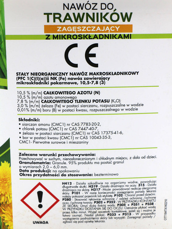 Nawóz do trawnika zagęszczający murawę – 4 kg Target