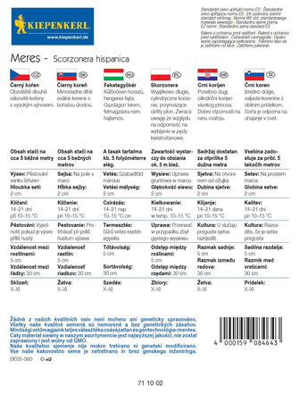 Skorzonera 'Meres' – Kiepenkerl