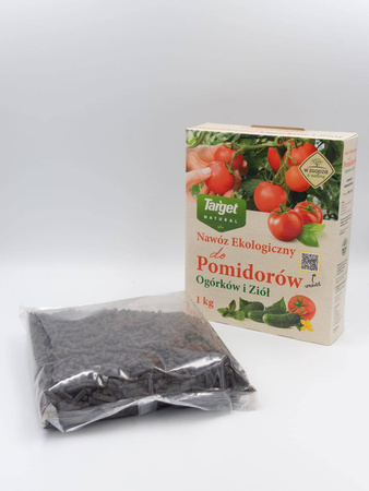 Ekologiczny nawóz do pomidorów, ogórków i ziół (w szklarni i w ogrodzie) – 1 kg Target