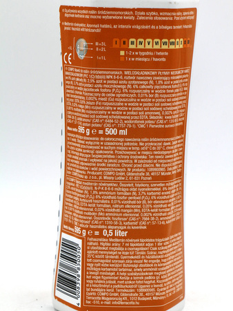 Nawóz do roślin śródziemnomorskich – do palm, juki, oliwki, cytrusów i oleandra – 500 ml Compo