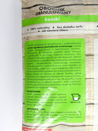 Obornik koński granulowany – nawóz do warzyw, owoców i trawnika – 10 l Target