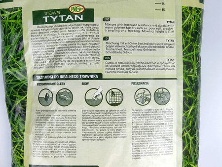 Trawa TYTAN – Odporna i Wytrzymała – 5 kg Granum