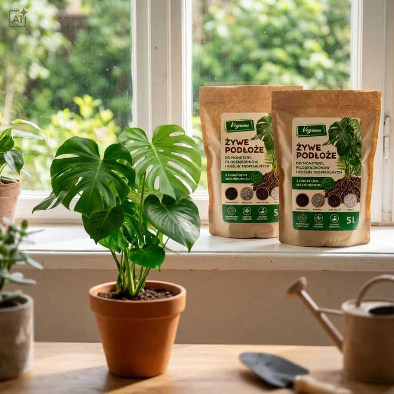 Dlaczego warto stosować gotowe podłoże do monstery Vegano?