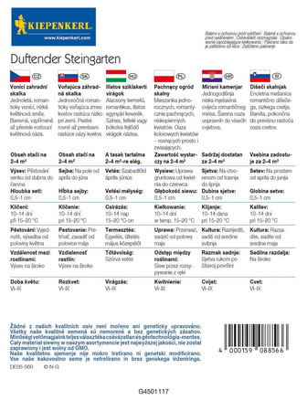 Pachnące Kwiaty Na Skalniak – Nasiona Kiepenkerl