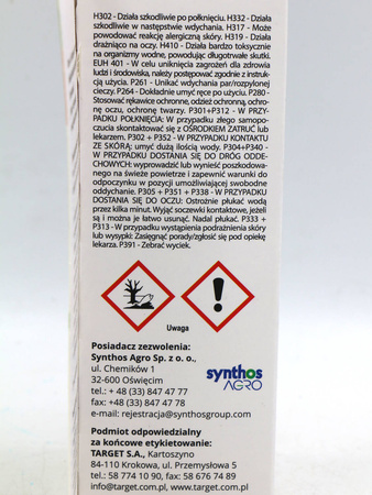  Miedzian Extra 350 SC do jabłoni, gruszy, wiśni i czereśni – parch jabłoni, zaraz ogniowa i rak bakteryjny – 100 ml Target