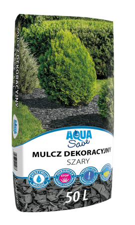 Mulcz Dekoracyjny Aqua Save – Szary – Paleta 48x50 l Agaris