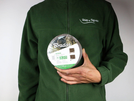 Taśma Ogrodzeniowa – Brązowa – 4,75 cm x 35 m Bradas