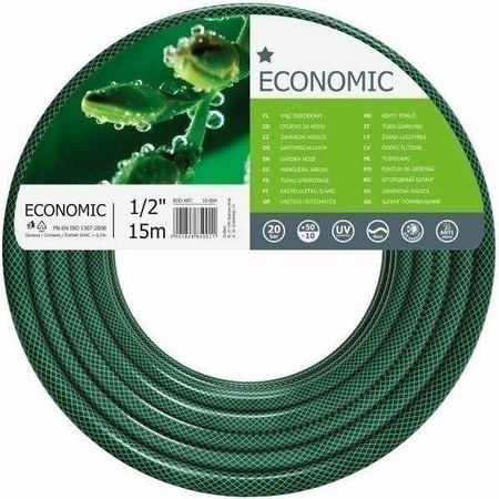 Wąż Ogrodowy ECONOMIC – 1/2" 15 m – 10-004 Cellfast