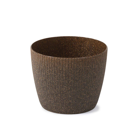 Osłonka Doniczka Ø140 mm Magnolia Eco Coffee Jumper – Espresso – Lamela