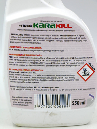 Preparat Na Rybiki – Stop Owadom Domowym – 550 ml Asplant