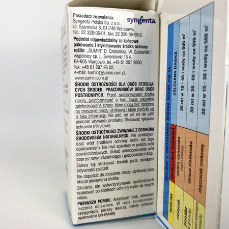 Revus 250 SC – Na Zarazę i Mączniaka Rzekomego – 30 ml Sumin