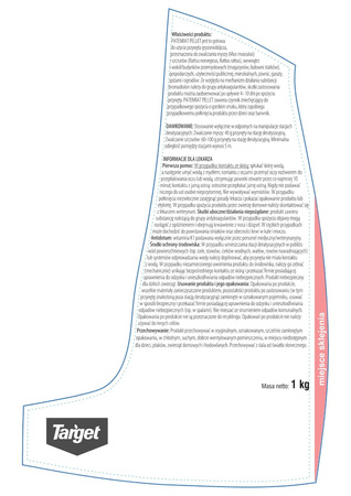 Patenrat Pellet - Granulat Na Myszy i Szczury – 1 kg Target