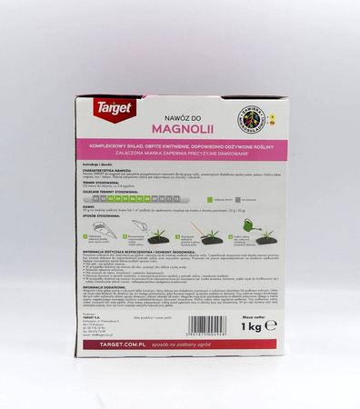 Nawóz do magnolii z mikroelementami – wspiera kwitnienie – 1 kg Target