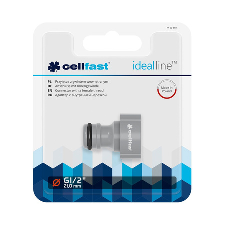 Przyłącze Z Gwintem Wewnętrznym 1/2'' – 50-650 Cellfast