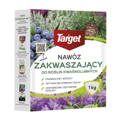 Nawóz zakwaszający do roślin kwaśnolubnych – borówek, iglaków, hortensji, wrzośców, azalii – 1 kg Target