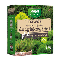 Nawóz do iglaków i tui z mączką bazaltową – zwiększa odporność roślin – 1 kg Target