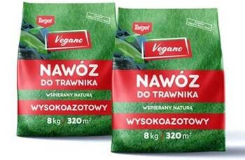 Nawóz do trawnika wiosenny i letni – wysokoazotowy – 16 kg (2 x 8 kg) Vegano