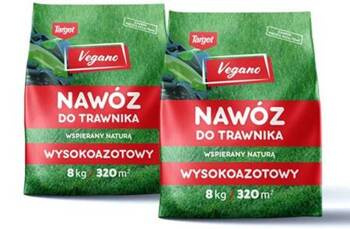 Nawóz do trawnika wiosenny i letni – wysokoazotowy – 16 kg (2 x 8 kg) Vegano