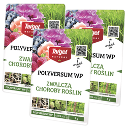 Polyversum WP zwalcza choroby trawnika, iglaków, drzew i krzewów oraz warzyw – 3x5 g Target (ZESTAW)