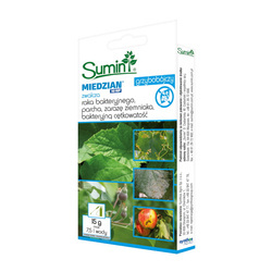 Miedzian 50 WP - na choroby warzyw i drzew owocowych 15 g