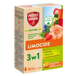 Limocide 3w1 na przędziorki, mszyce, skoczki – zwalcza szarą pleśń, rdzę i mączniaka – 50 ml Protect Garden