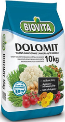 Dolomit nawóz wapniowo-magnezowy do warzyw, owoców, kwiatów i trawnika – 10 kg Biovita
